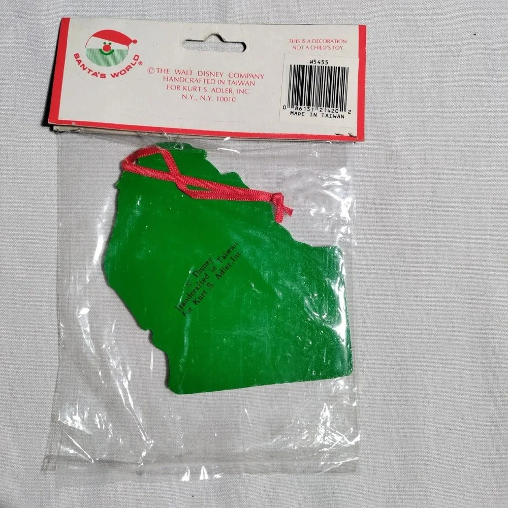 Vintage‎ Disney Lion King Wooden Christmas Ornament Kurt Adler Nala and Mufasa